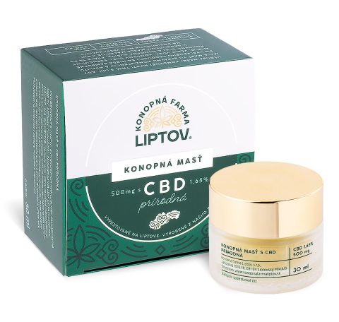 Konopná masť CBD 500 mg čistá