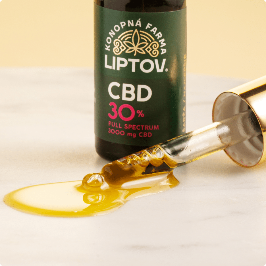 CBD oleje a kapky