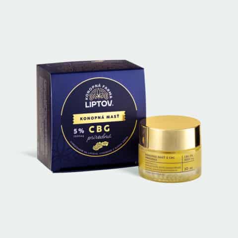 Konopná masť s CBG 1500mg prírodná
